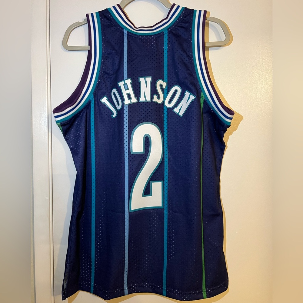 Larry Johnson Mitchell & Ness Jersey